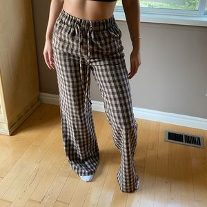 Plaid pants